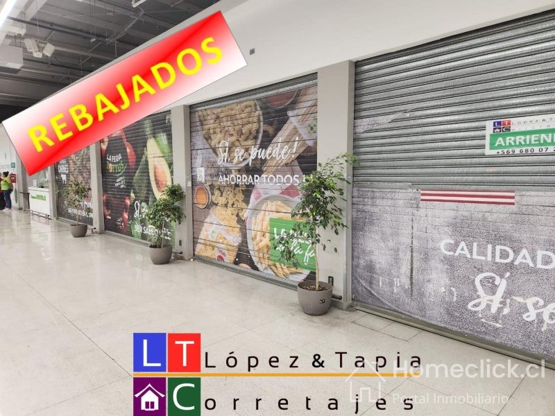 REBAJADOS Arriendo : Locales Comerciales Supermercado Tottus Vallenar